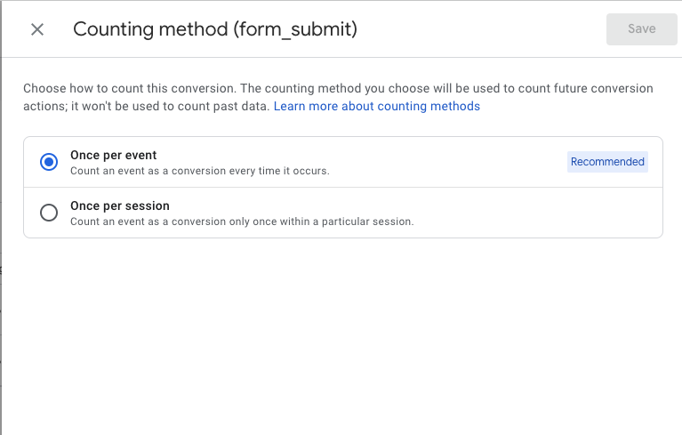 GA4 - Conversion _ Counting Method-1