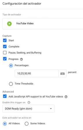 medir videos con google tag manager