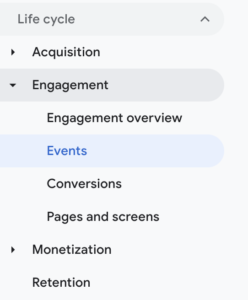 eventos google analytics 4